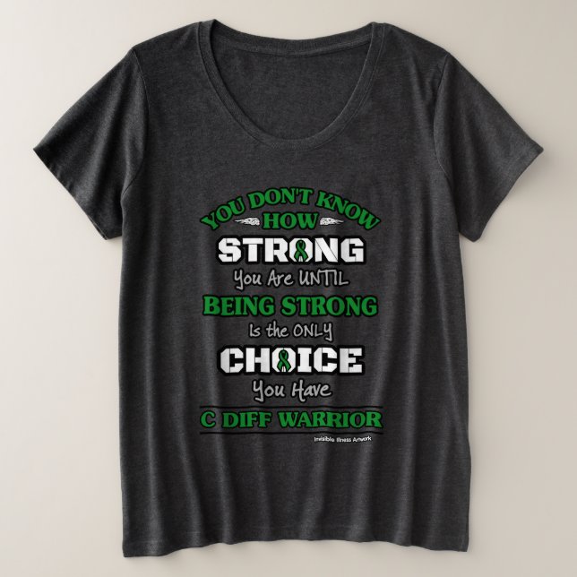 Camiseta Forte/Escolha...C Diff (Frente do Design)