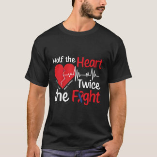 Camiseta Forte Guerreiro De Chd Congenital Doença De Ele