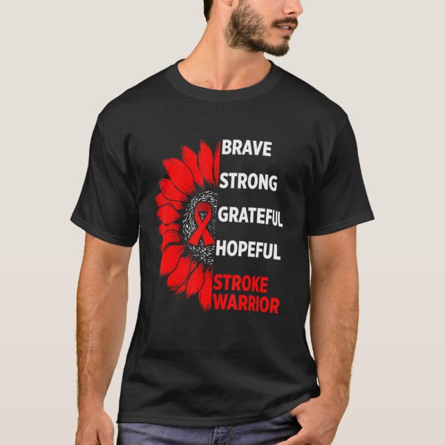 Camiseta Forte Guerreiro do Orgulho de Sobrevivência (Frente)