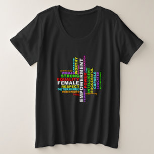 Camiseta Forte Nuvem Mundial de Palavras