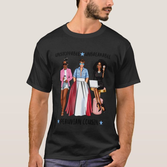 Camiseta Forte Prima Peruana Do Peru Latina Feroz (Frente)