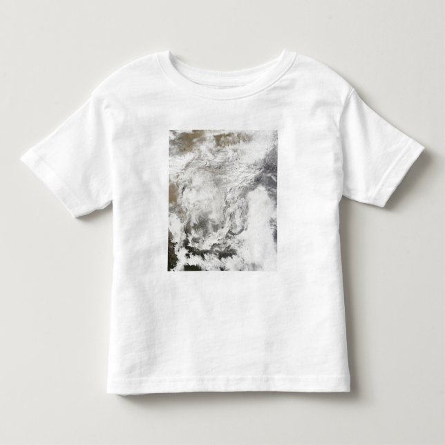 Camiseta Forte queda de neve na China (Frente)