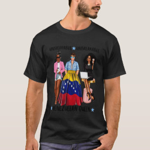 Camiseta Forte Rainha Venezuelana Da Venezuela Latina Feroz