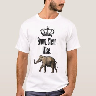 Camiseta Forte. Silencioso. Wise