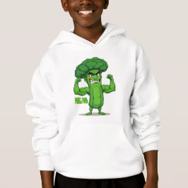 Camiseta Forte Veggies Club-Flexível Brócolis Funny Cartoon