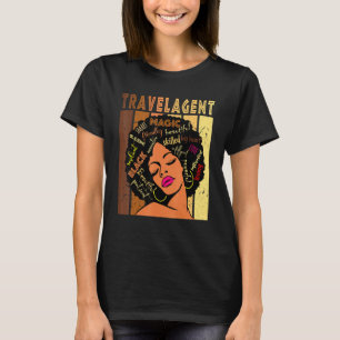 Camiseta Forte Viagem Afro-Americano Wo