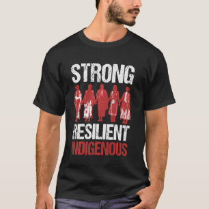 Camiseta Fortes Americanos nativos Resilientes De Indígenas