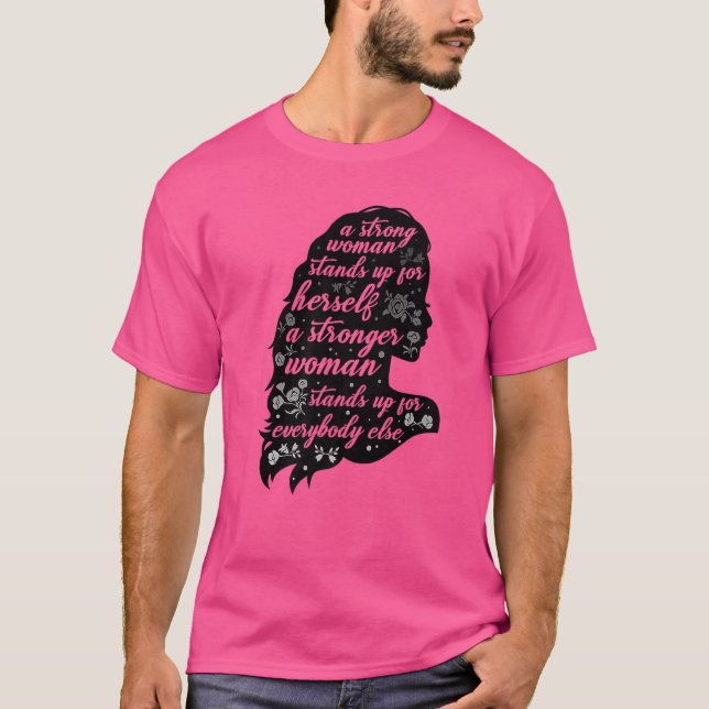 Camiseta Fortes Mulheres Direitos Que Empoderam O Feminismo (Frente)