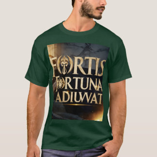 Camiseta **"Fortis Fortuna Adiuvat - Camisa-T básica do Sha