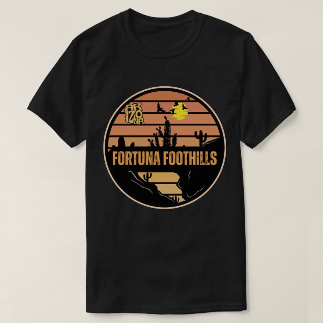Camiseta Fortuna Foothills, Arizona (Frente do Design)