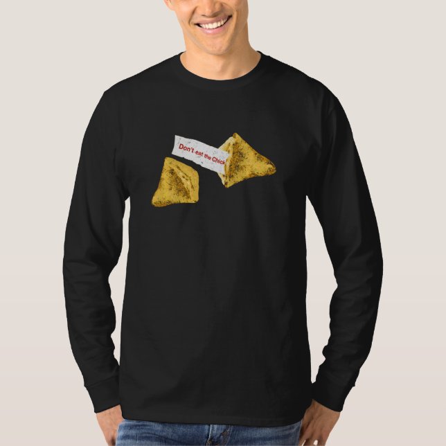 Camiseta Fortune Cookie Comida Chinesa Não Coma Frango (Frente)