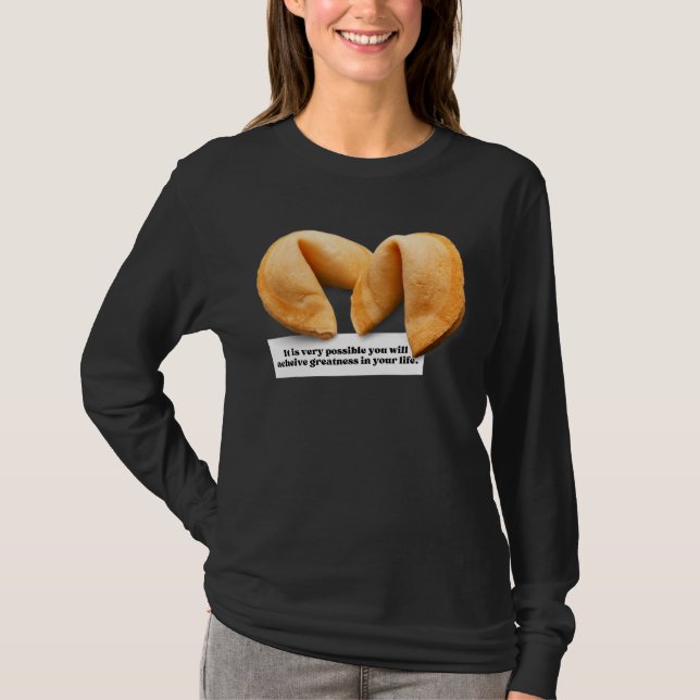 Camiseta Fortune Cookie dizendo tomada de Comida chinesa 00 (Frente)