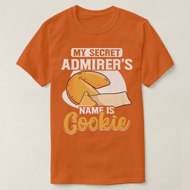 Camiseta Fortune Cookie Lover Funny Baking Cookies Comida B (Frente do Design)
