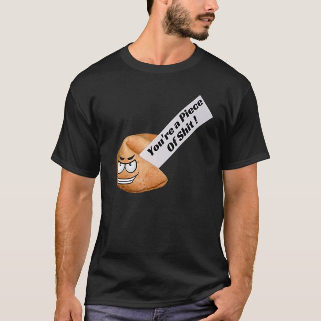 Camiseta Fortune Cookie Sarcastic Fortune Cookie Design (Frente)