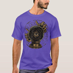 Camiseta Fortune Teller Gypsy Illuminati Crystal Ball Occul