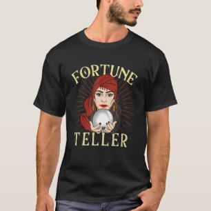 Camiseta Fortune Teller Gypsy Psychic Tarot Reader Crystal