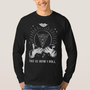 Camiseta Fortune Teller Psychic Hand Crystal Ball Mystic Gy