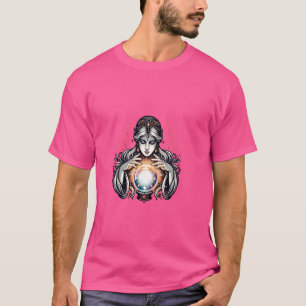 Camiseta Fortune Teller Psychic Readere Tarot Crystal Ball