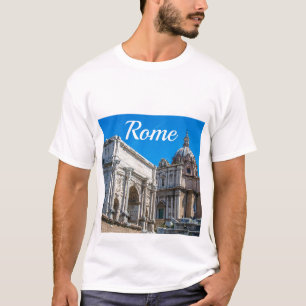 Camiseta Fórum Romano arruina em Roma, Itália