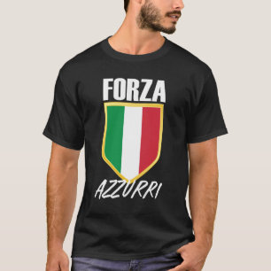 Camiseta Forza Azzurri Itália Flag Soccer
