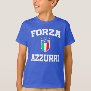 Camiseta Forza Azzurri Italia Jersey 2021 Futebol Funs T-S