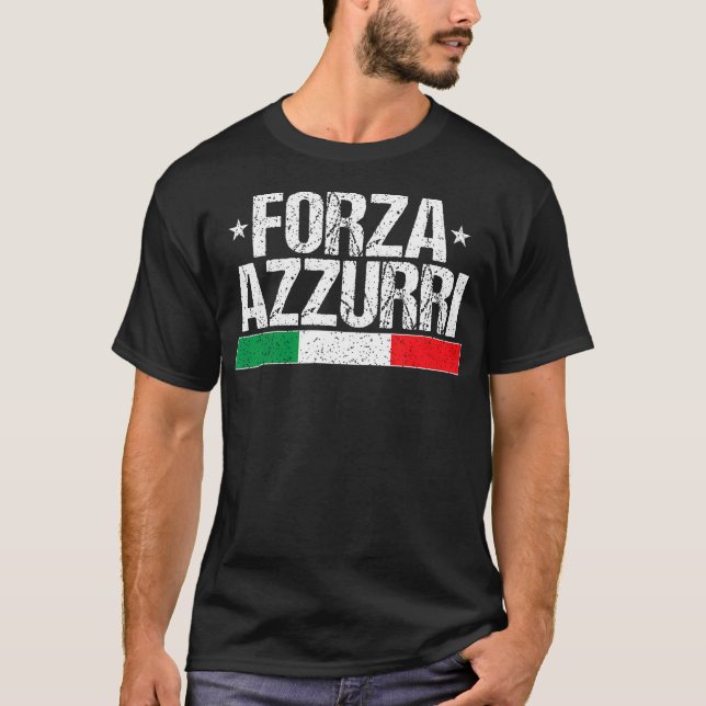 Camiseta Forza Azzurri Vintage (Frente)