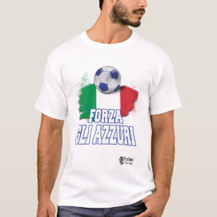 Camiseta Forza Gli Azzuri Versão 3 Branco