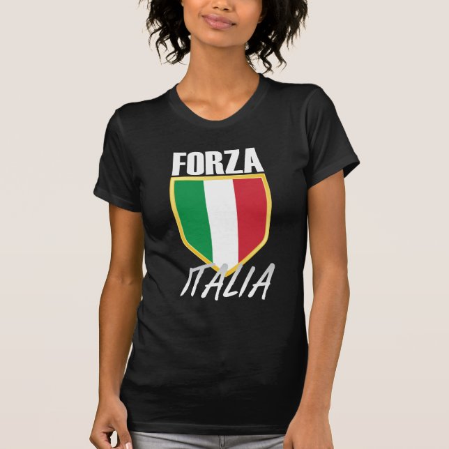 Camiseta Forza Italia Flag Soccer (Frente)
