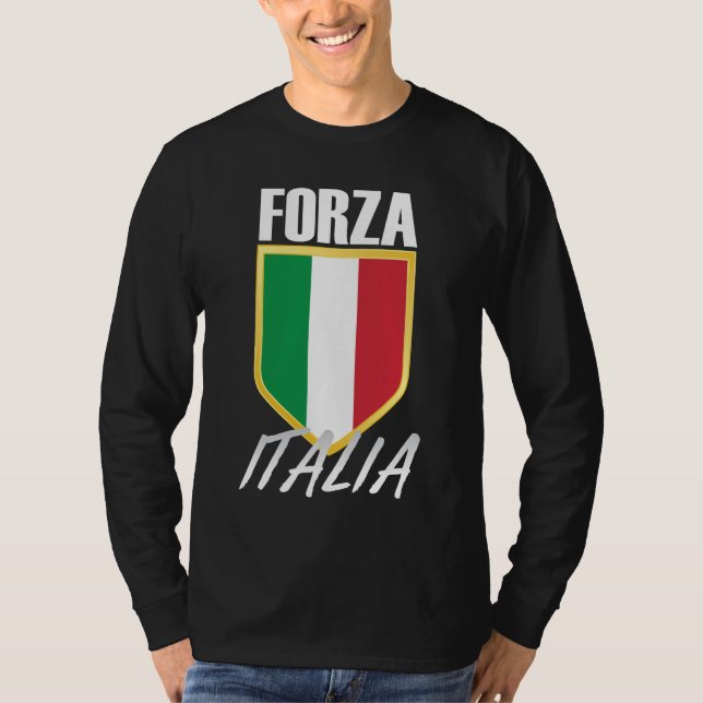 Camiseta Forza Italia Flag Soccer (Frente)
