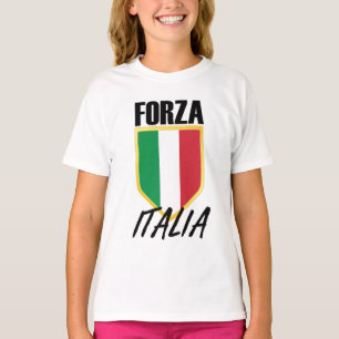 Camiseta Forza Itália Flag Soccer