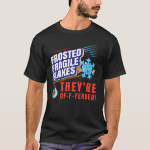Camiseta Fosco Frágil Flocos Engraçados Anti-Liberal Pro Re