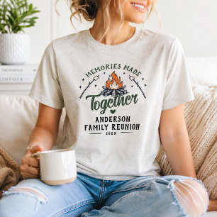 Camiseta Fósforos Personalizados de S'mores para Reunião de