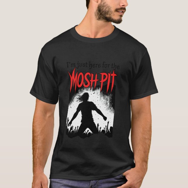 Camiseta Fossa de moshing - Círculo de moshing - Só aqui pe (Frente)