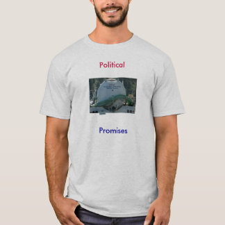 Camiseta fossa séptica, promessas políticas