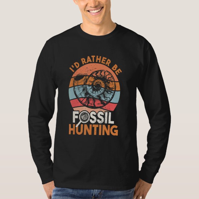 Camiseta Fóssil, Preferencialmente que seja caça fóssil (Frente)