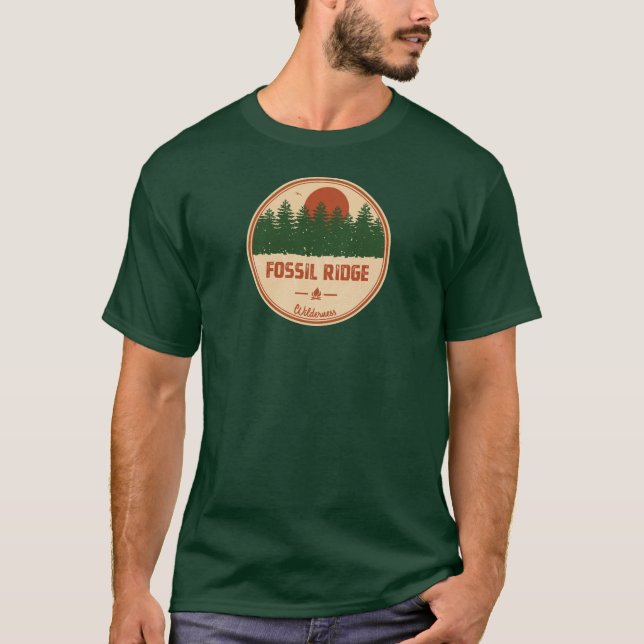 Camiseta Fossil Ridge Wilderness Colorado (Frente)