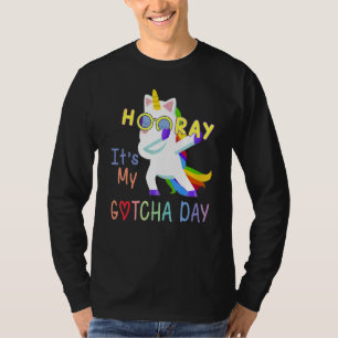 Camiseta Foster Adoção Infantil Hooray É Meu Dia de Apanhar