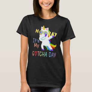 Camiseta Foster Adoção Infantil Hooray É Meu Dia de Apanhar