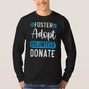 Camiseta Foster Adotar Voluntário Doar Animais