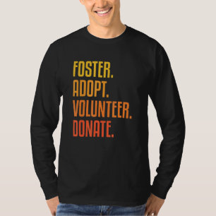 Camiseta Foster Adotar Voluntário Doar Cão-Ru