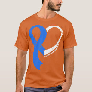 Camiseta Foster Care Awarness Pessoas Adoram Fita Coração