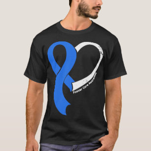 Camiseta Foster Care Awarness Pessoas Adoram Fita Coração