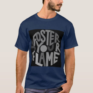 Camiseta "Foster Sua Chama: Ignite Sua Paixão"
