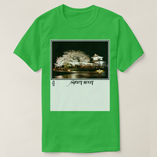 Camiseta Foto 1 do Night Shot Sakura (Frente do Design)
