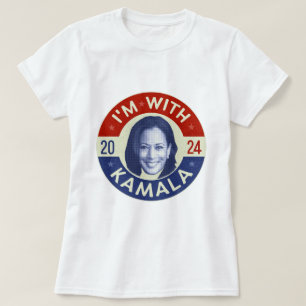 Camiseta Foto 2020 do presidente Democrata de Kamala Harris