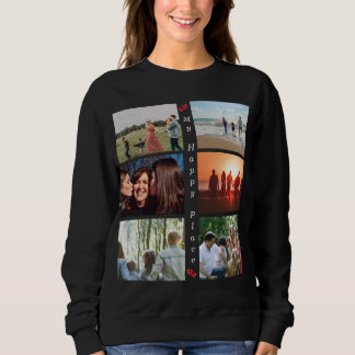 Camiseta Foto 6 personalizável da minha família feliz