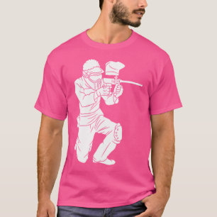 Camiseta Foto-Alvo do Jogador de Paintball Silhouette