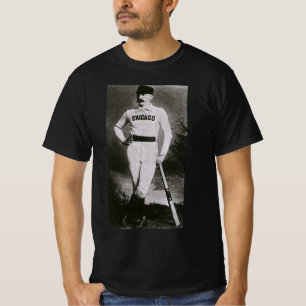 Camiseta Foto Antiga, Jogador de Beisebol de Chicago