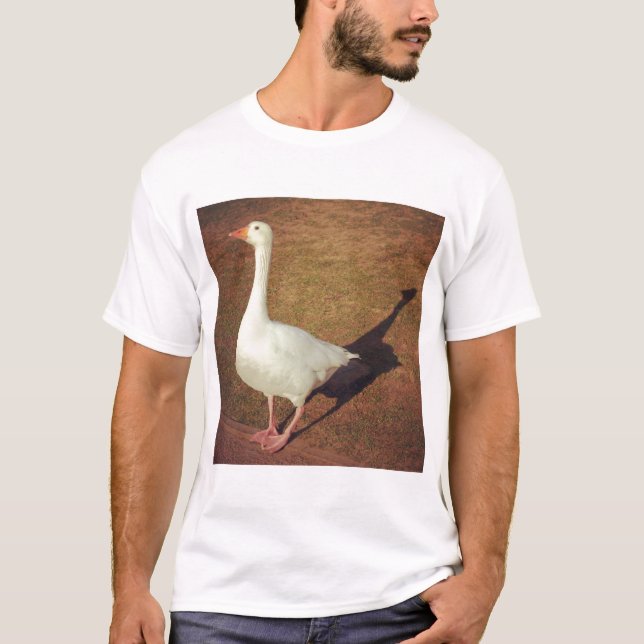Camiseta Foto ao quadrado - Ganso (Frente)