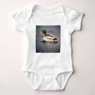 Camiseta Foto ao quadrado - Pato de Mallard